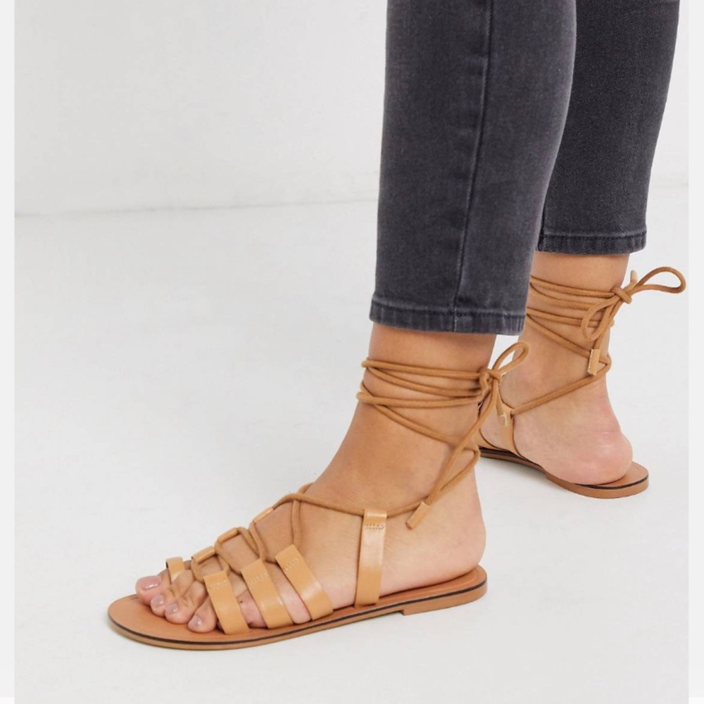 Asos Wide Fit Gladiator Sandals